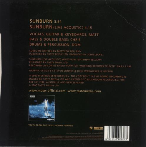MUSE SUNBURN LIMITED EDITION 7”vinyl s-l400.jpg